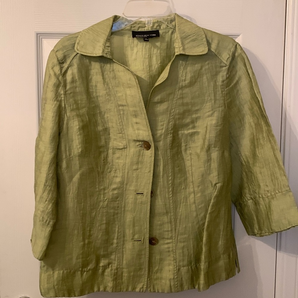 Linen and Nylon slight shine the look of silk